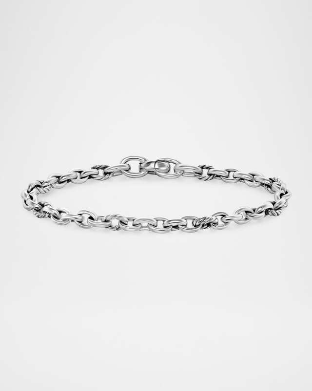 DY Mercer Petite Chain Bracelet in Silver, 4.5